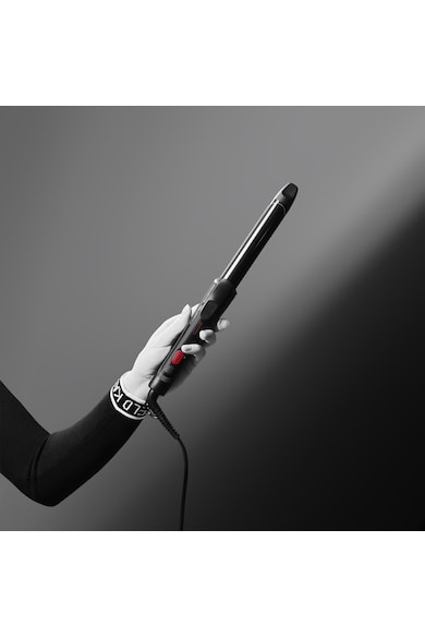 Rowenta Ondulator  x Karl Lagerfeld , 200°C, invelis Keratin & Shine, varf rece, incalzire rapida, 2 optiuni de stilizare, cablu 1.8m. Negru&rosu Femei
