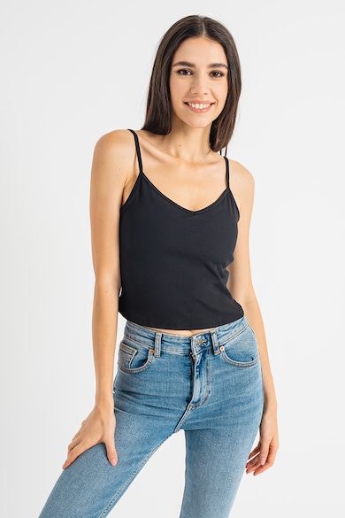 GAP Top cu decolteu en-coeur si aspect striat Femei