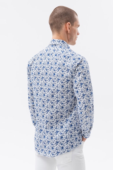 OMBRE Флорална риза с памук Мъже