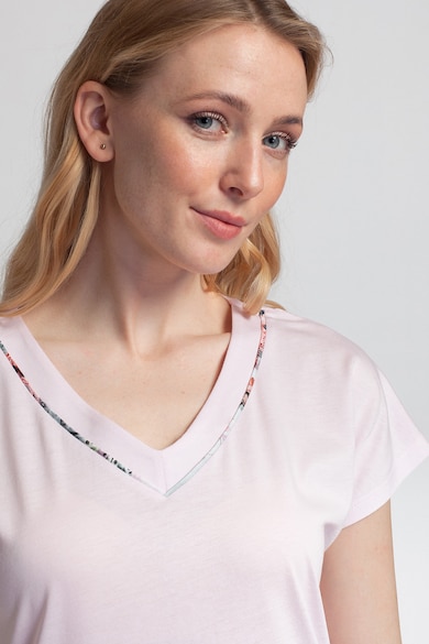 Sofiaman Aqua modál- és pamuttartalmú hálóing V-nyakkivágással női