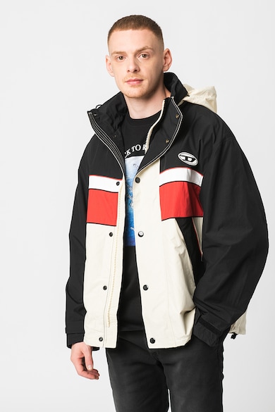 Diesel J-Rodney colorblock dizájnos dzseki kapucnival férfi