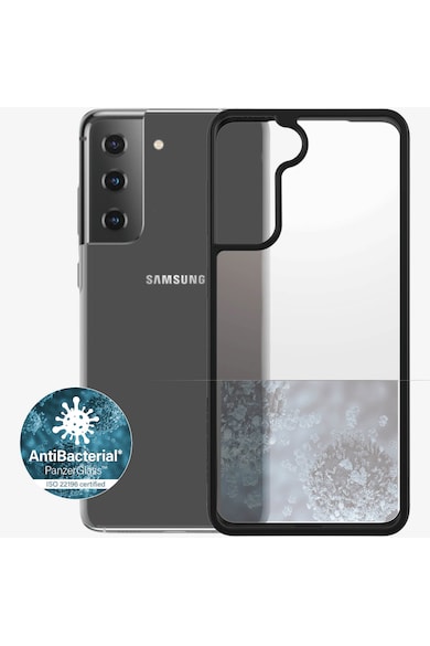 PanzerGlass Husa de protectie  pentru Samsung Galaxy S21 5G, Transparentaa / Rama Neagra Femei