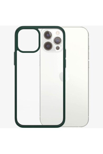 PanzerGlass Husa de protectie  pentru Apple iPhone 12 | 12 Pro, Green/Transparent Femei