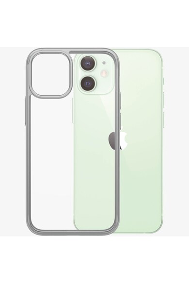 PanzerGlass Husa de protectie  pentru Apple iPhone 12 mini, Transparenta / Rama Gri Femei
