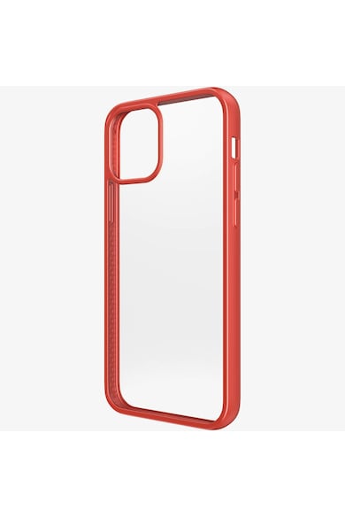 PanzerGlass Husa de protectie  pentru Apple iPhone 12 Pro Max, Transparenta / Rama Rosie Femei