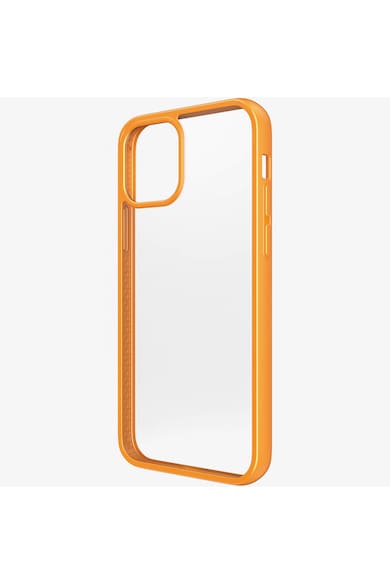 PanzerGlass Husa de protectie  pentru Apple iPhone 12 Pro Max, Transparenta / Rama Portocalie Femei