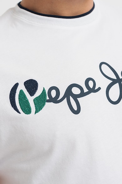 Pepe Jeans London Тениска Truman с овално деколте и лого Мъже
