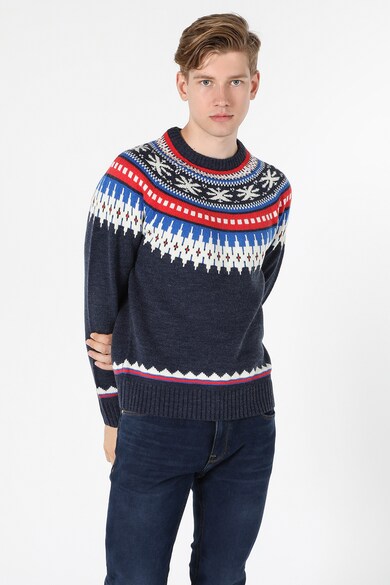 COLIN'S Плетен пуловер с овално деколте Мъже