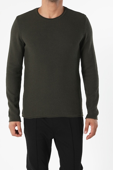COLIN'S Втален пуловер с овално деколте и навити подгъви Мъже