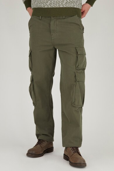 GUESS Панталон карго с изчистен дизайн Мъже