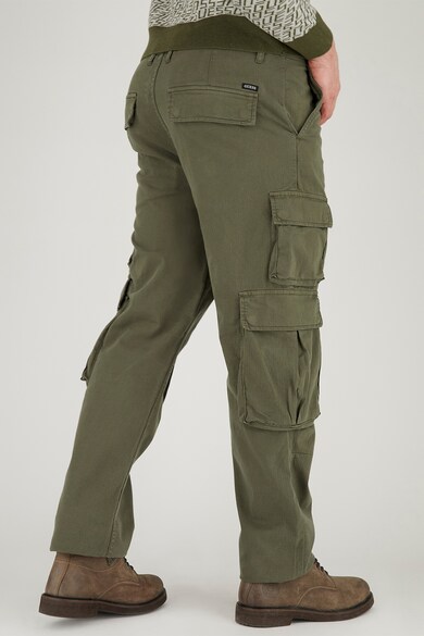 GUESS Панталон карго с изчистен дизайн Мъже