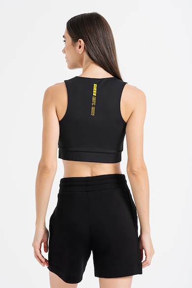 GUESS Top crop cu fermoar, pentru fitness Femei