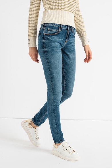 GUESS Annette Skinny fit farmernadrág középmagas derékrésszel női