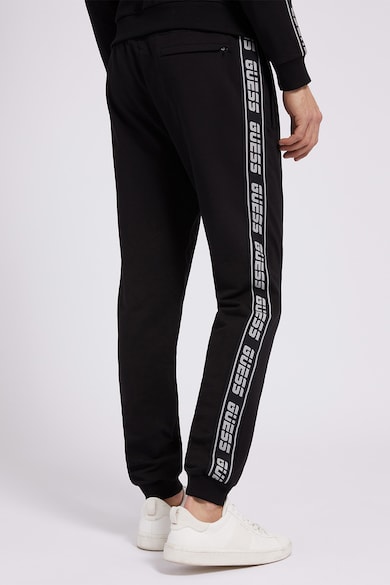 GUESS Pantaloni cu benzi logo laterale pentru fitness Barbati