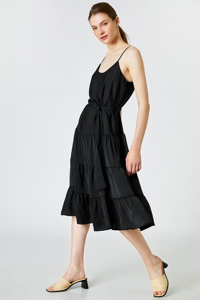 Stressful semiconductor pause Rochie evazata cu un cordon in talie KOTON (2SAK80063PW-999) | Fashion Days Stressful semiconductor pause Rochie evazata cu un cordon in talie KOTON (2SAK80063PW-999) | Fashion Days