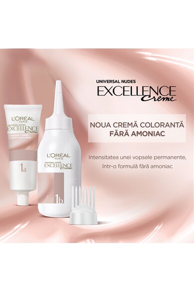 L'Oreal Paris Перманентна боя за коса без амоняк  Excellence Universal Nudes 6U Dark Blonde, 192 мл Жени