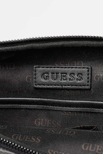 GUESS Geanta crossbody de piele ecologica cu imprimeu logo Vezzola Barbati