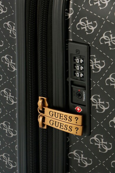 GUESS Jesco gurulós bőrönd mintával - 37 l női