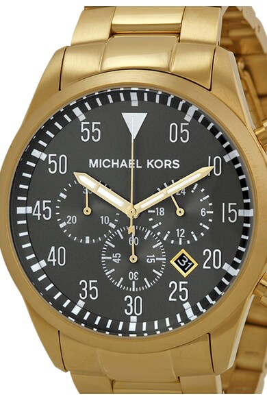 Michael Kors Ceas cronograf auriu Gage, de barbati,   Barbati