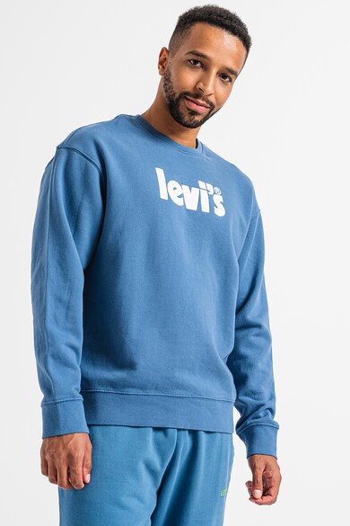 Levi's Kényelmes fazonú pulóver dombornyomott logóval férfi