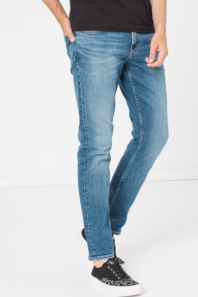 CALVIN KLEIN JEANS Slim fit farmernadrág mosott hatással férfi