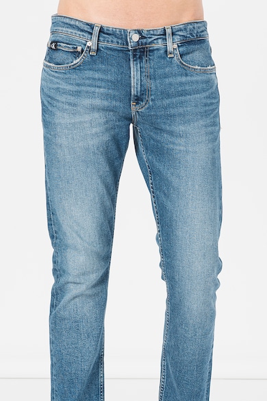 CALVIN KLEIN JEANS Slim fit farmernadrág mosott hatással férfi