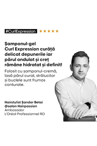 L'Oreal Professionnel Професионален шампоан  Serie Expert Curl Expression, за всички типове вълниста коса, 300 ml Жени