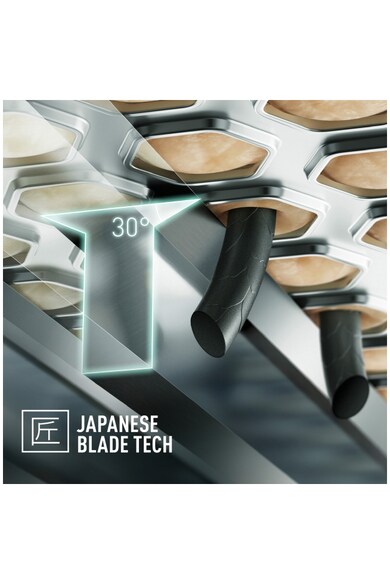Panasonic Aparat de ras  , 6 lame, "Japanese Blade Technology", Trimmer, Senzor pentru barba, 50min autonomie Li-Ion, Wet & Dry, Cap Flexibil 22D, Cutie de transport, Negru Femei