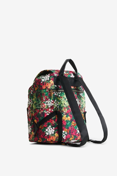 DESIGUAL Rucsac cu imprimeu floral si clapa Femei