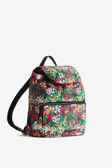 DESIGUAL Rucsac cu imprimeu floral si clapa Femei