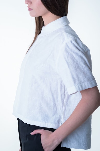 NIKOLOVA Асиметрична риза с къси ръкави Жени