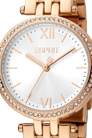 Esprit Часовник от неръждаема стомана с кристали Жени