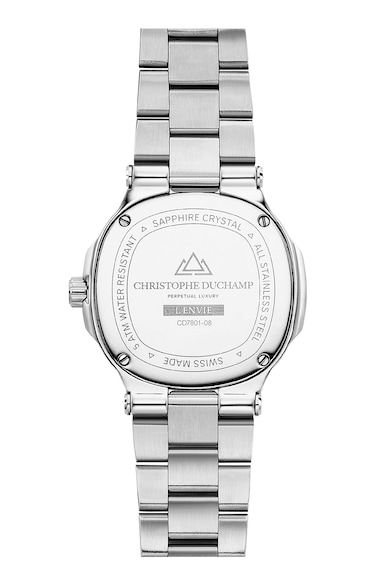 Christophe Duchamp Двуцветен часовник от неръждаема стомана Жени