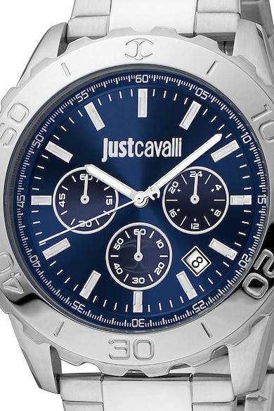 JUST CAVALLI Fémszíjas chrono karóra férfi