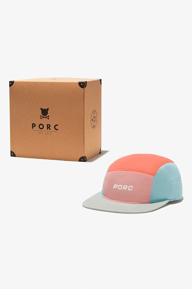 PORC Sapca unisex de bumbac cu model colorblock Barbati