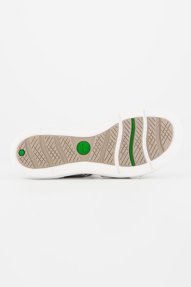 Timberland Sandale de piele si material textil, cu logo discret Femei