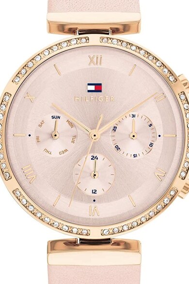 Tommy Hilfiger Мултифункционален часовник с кристали на жлеба Жени