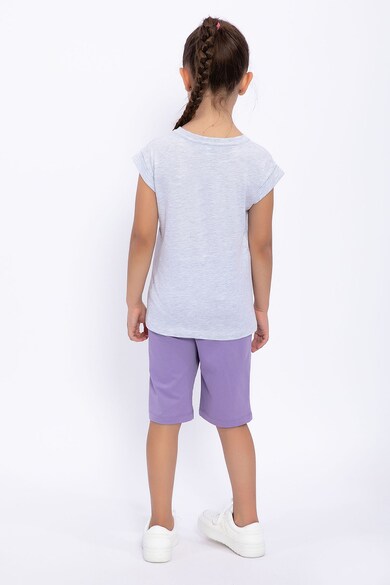 U.S. Polo Assn. Десенирана тениска и къс панталон Момичета