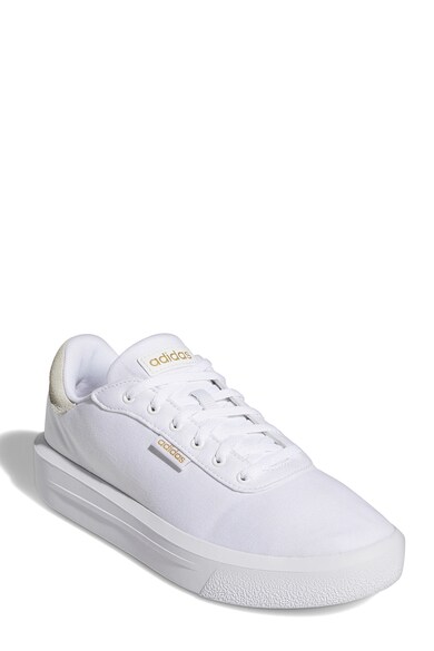 adidas Sportswear Court Canvas flatform sneaker műbőr részlettel női