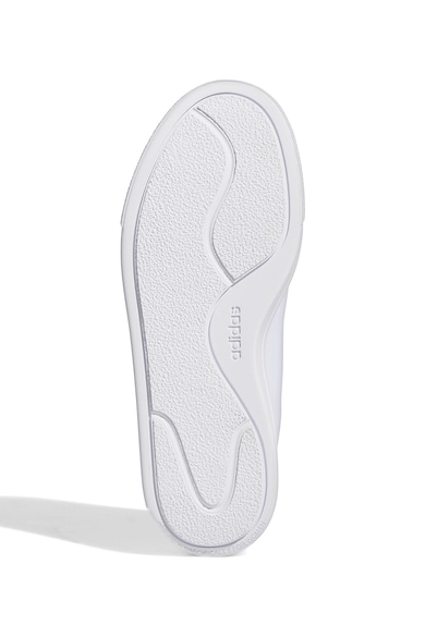 adidas Sportswear Pantofi sport flatform de panza cu garnitura de piele intoarsa ecologica Court Femei