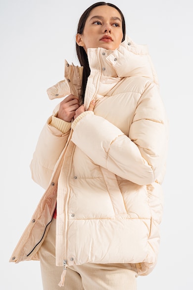 Tom Tailor Bélelt télikabát levehető kapucnival női