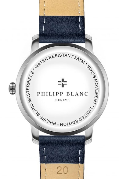Philipp Blanc Унисекс кварцов часовник с кожена каишка Жени