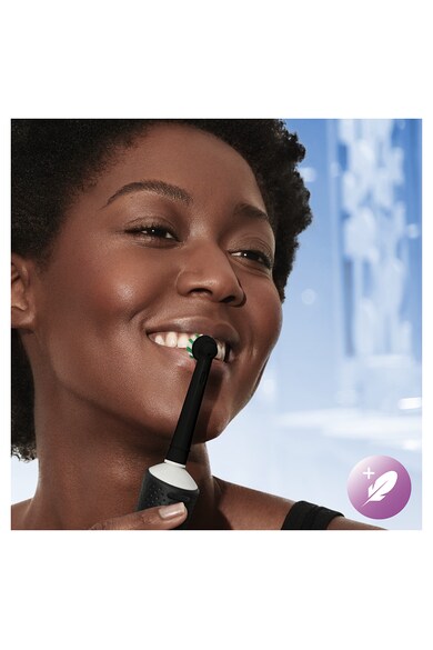 Oral-B Set 2 x Periuta de dinti electrica  Vitality Pro, Curatare 2D, 3 programe, 1 Incarcator, 2 Capete, Negru/Violet Femei