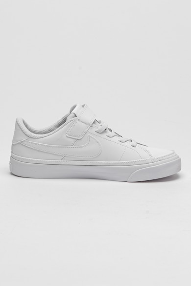 Nike Pantofi sport diin piele cu garnituri din material textil si velcro Court Legacy Baieti