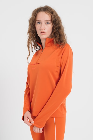 Nike Bluza cu fenta scurta cu fermoar si tehnologie Dri-Fit pentru alergare Element Trail Midlayer Femei