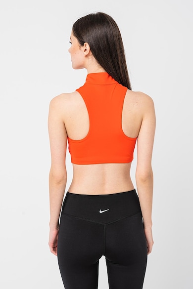 Nike Тренировъчно бюстие Air Swoosh с Dri-Fit и къс цип Жени