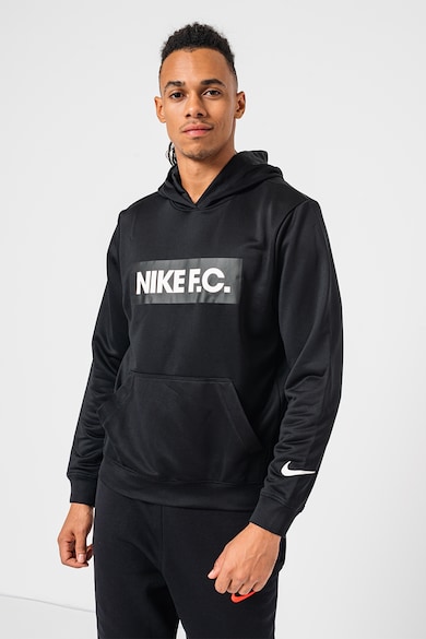 Nike Hanorac cu imprimeu logo cauciucat si tehnologie Dri-Fit pentru fotbal Nike F.C. Barbati