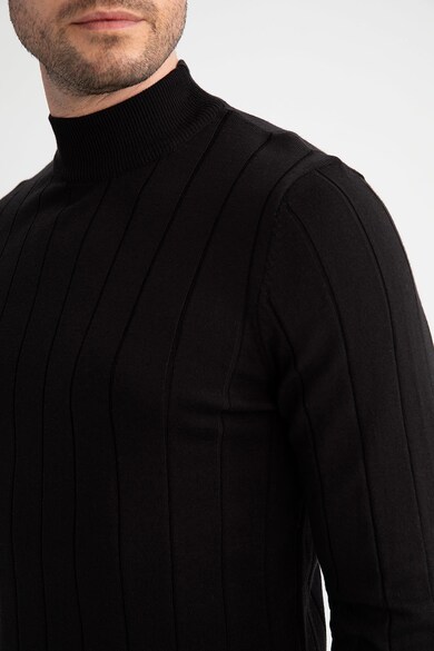 DeFacto Пуловер с поло и памук Мъже