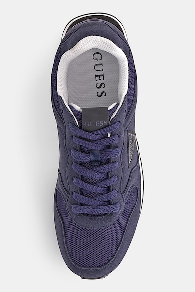 GUESS Nyersbőr sneaker hálós anyagbetétekkel férfi