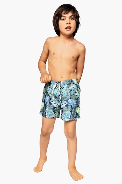 FAMILYSTA® Плувни шорти с тропическа шарка Момчета